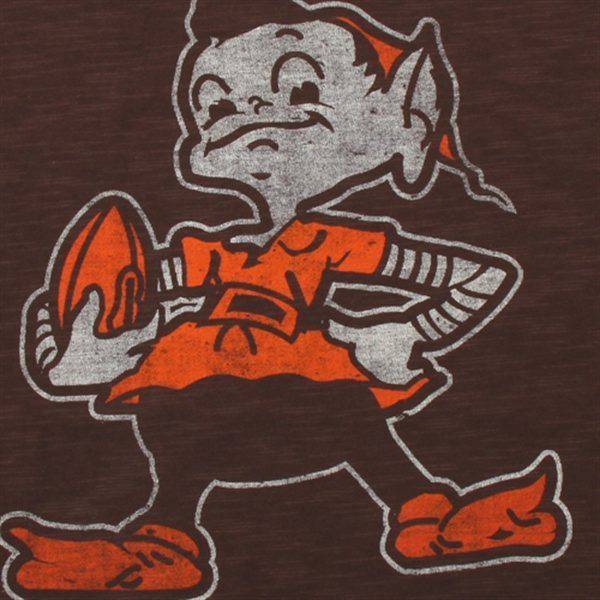 Cleveland Browns 47 Brand Chocolate Brown Soft Cotton Scrum T-Shirt product image 2, provided for visual reference and
