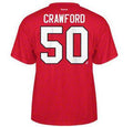 Corey Crawford Chicago Blackhawks Youth Name and Number T-Shirt product image 1, provided for visual reference and product