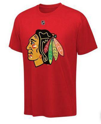 Corey Crawford Chicago Blackhawks Youth Name and Number T-Shirt product image 2, provided for visual reference and product
