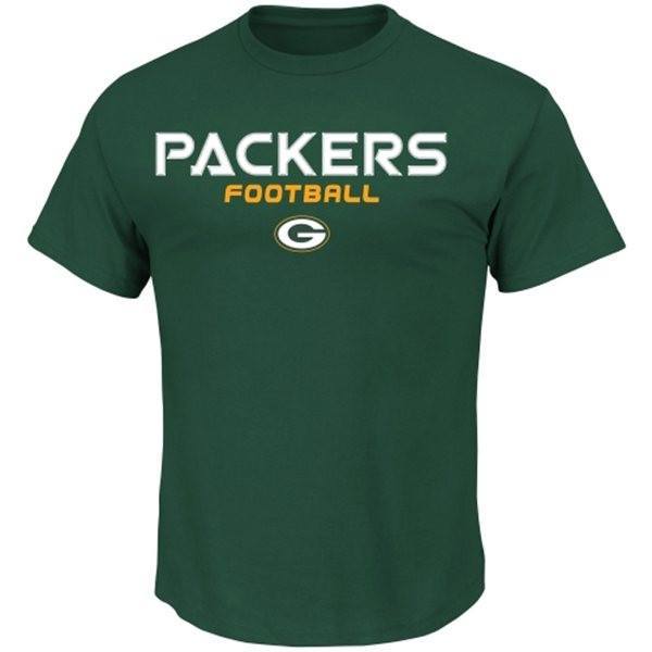 Green Bay Packers Line of Scrimmage VI T-Shirt - Green product image 1, provided for visual reference and product detail