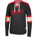 Reebok Chicago Blackhawks CCM Knit Sweatshirt - Black product image 1, provided for visual reference and product detail