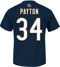 Walter Payton Chicago Bears Majestic NFL Eligible Receiver II HOF Men T-Shirt product image 1, provided for visual reference