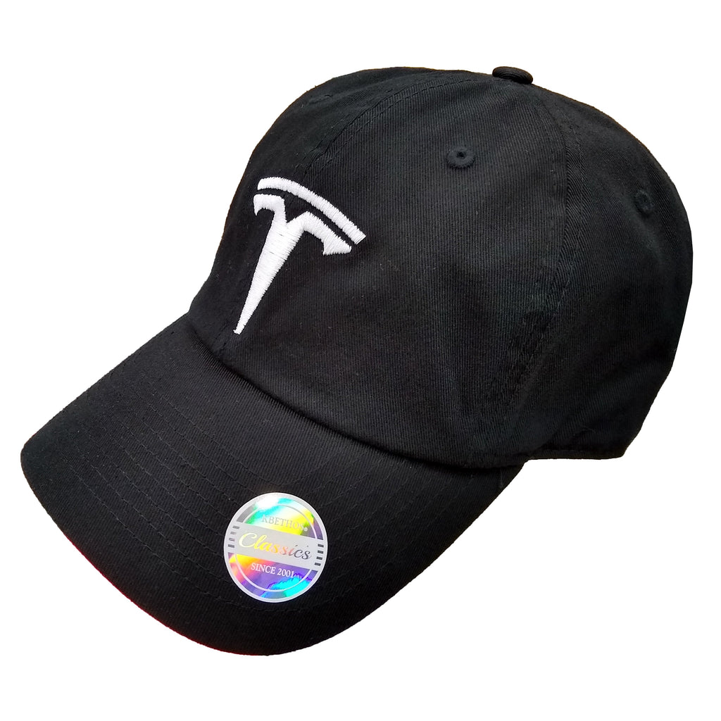 Tesla Logo Embroidered Dad Hat – Premium Cotton Adjustable Cap product image 1, provided for visual reference and product