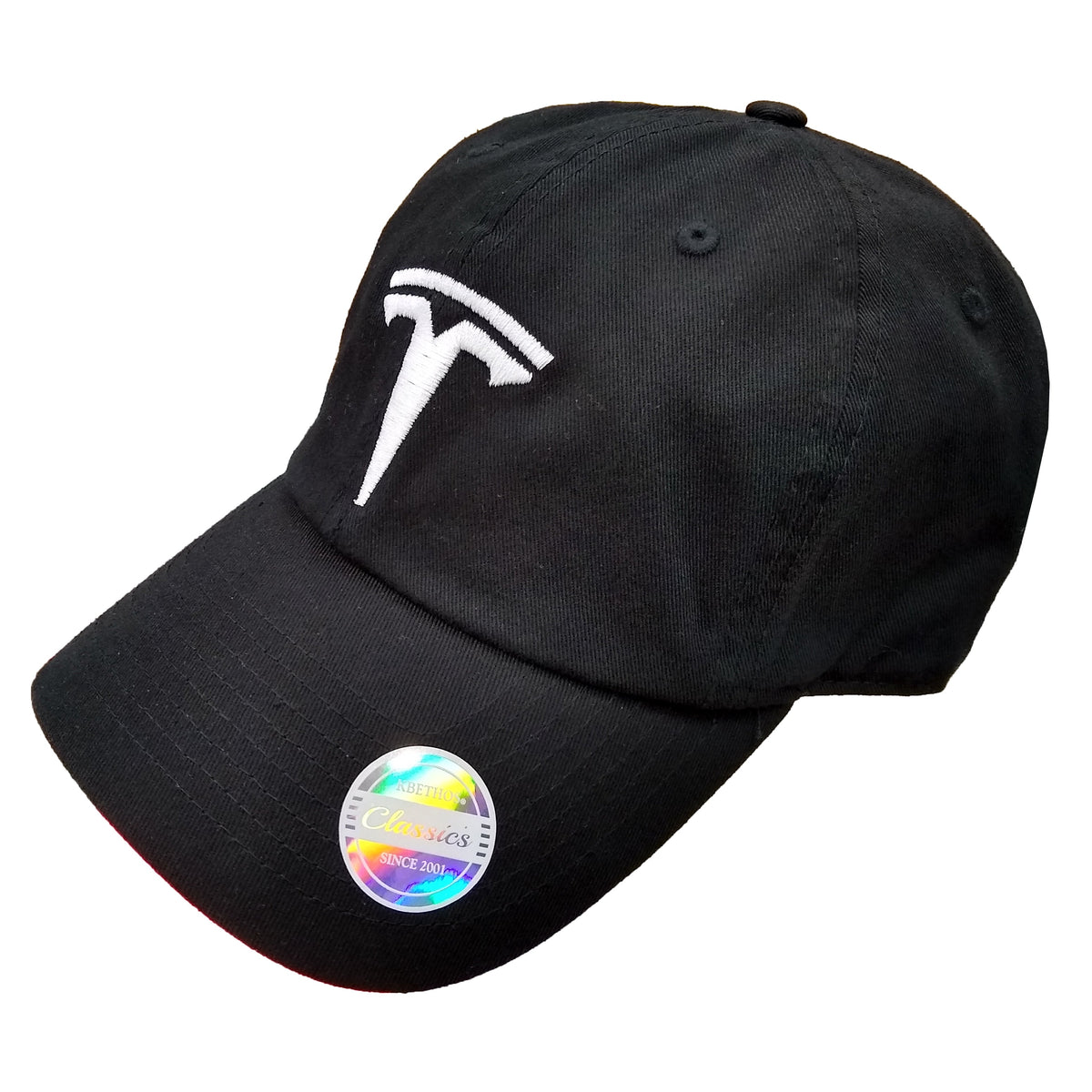 Tesla Logo Embroidered Dad Hat – Premium Cotton Adjustable Cap product image 1, provided for visual reference and product