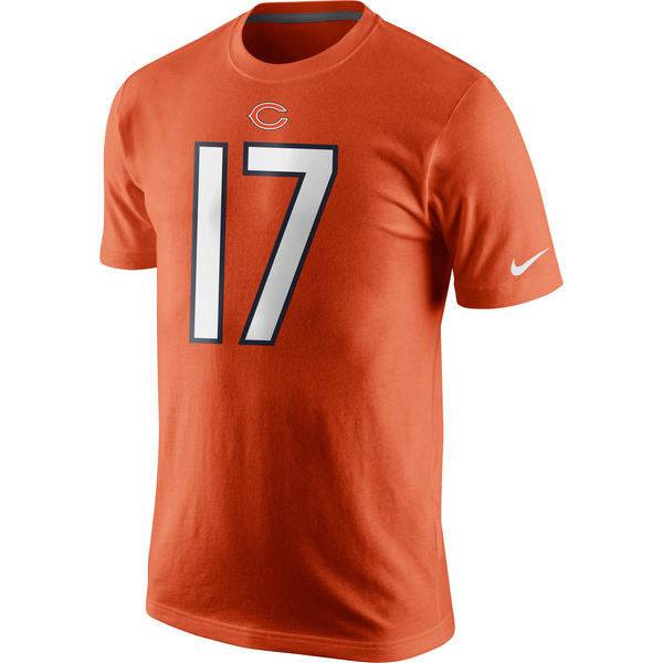 Chicago Bears Alshon Jeffery Nike Player T-shirt-Orange product image 3, provided for visual reference and product detail