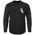Chicago White Sox Majestic Black Authentic Collection On-Field Tech Fleece Pullover Sweatshirt for Men product image 1,