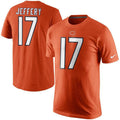 Chicago Bears Alshon Jeffery Nike Player T-shirt-Orange product image 1, provided for visual reference and product detail