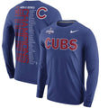 Chicago Cubs Nike 2016 World Series Champions Celebration Roster Long Sleeve T-Shirt - Royal product image 1, provided for
