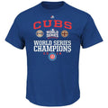 Youth Chicago Cubs Majestic 2016 World Series Champions Headline News T-Shirt - Royal product image 1, provided for visual