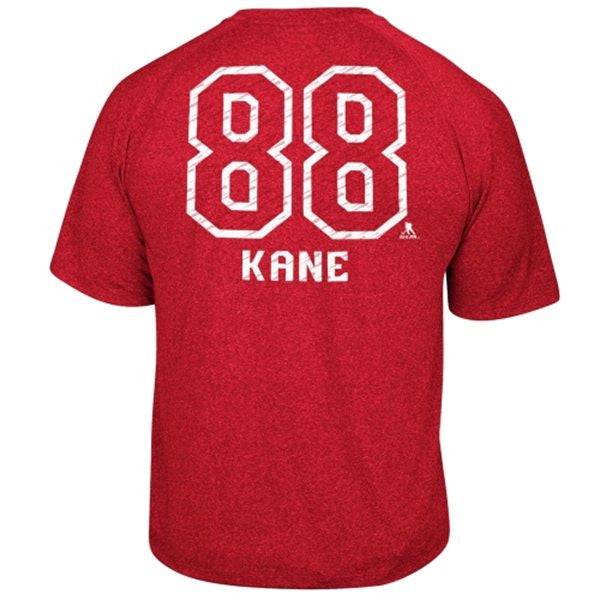 Reebok Patrick Kane Chicago Blackhawks Locker Status Name & Number Speed Wick T-Shirt product image 2, provided for visual