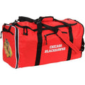 Chicago Blackhawks Red Steal Duffel Bag product image 1, provided for visual reference and product detail review