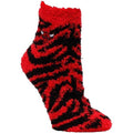 Chicago Bulls Sleep Soft Zebra Socks - Red/Black product image 1, provided for visual reference and product detail review