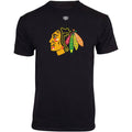 Chicago Blackhawks Logo Crewneck T-Shirt product image 1, provided for visual reference and product detail review
