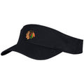 Chicago Blackhawks adidas Black Basic Adjustable Visor for Men product image 1, provided for visual reference and product
