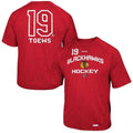 Reebok Jonathan Toews Chicago Blackhawks Locker Status Name & Number Speed Wick T-Shirt product image 1, provided for visual