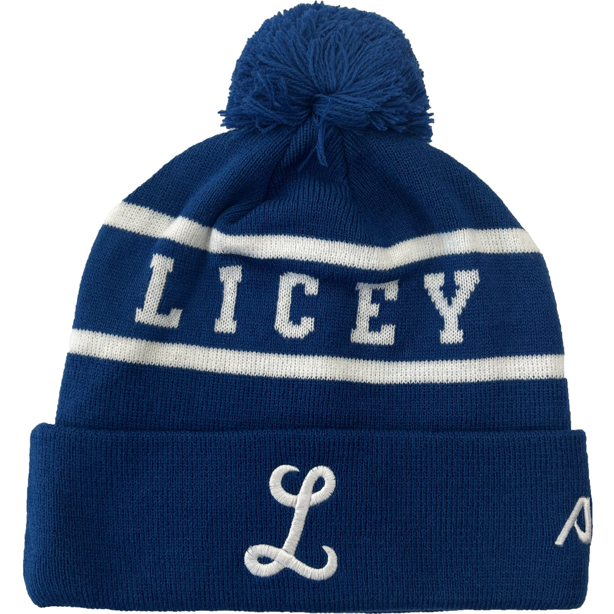 Official - Licey Skully Beanie (Licey) Hat with Pom Pom product image 1, provided for visual reference and product detail