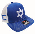 Trucker Mesh Hat with Embroidered Star of David product image 1, provided for visual reference and product detail review