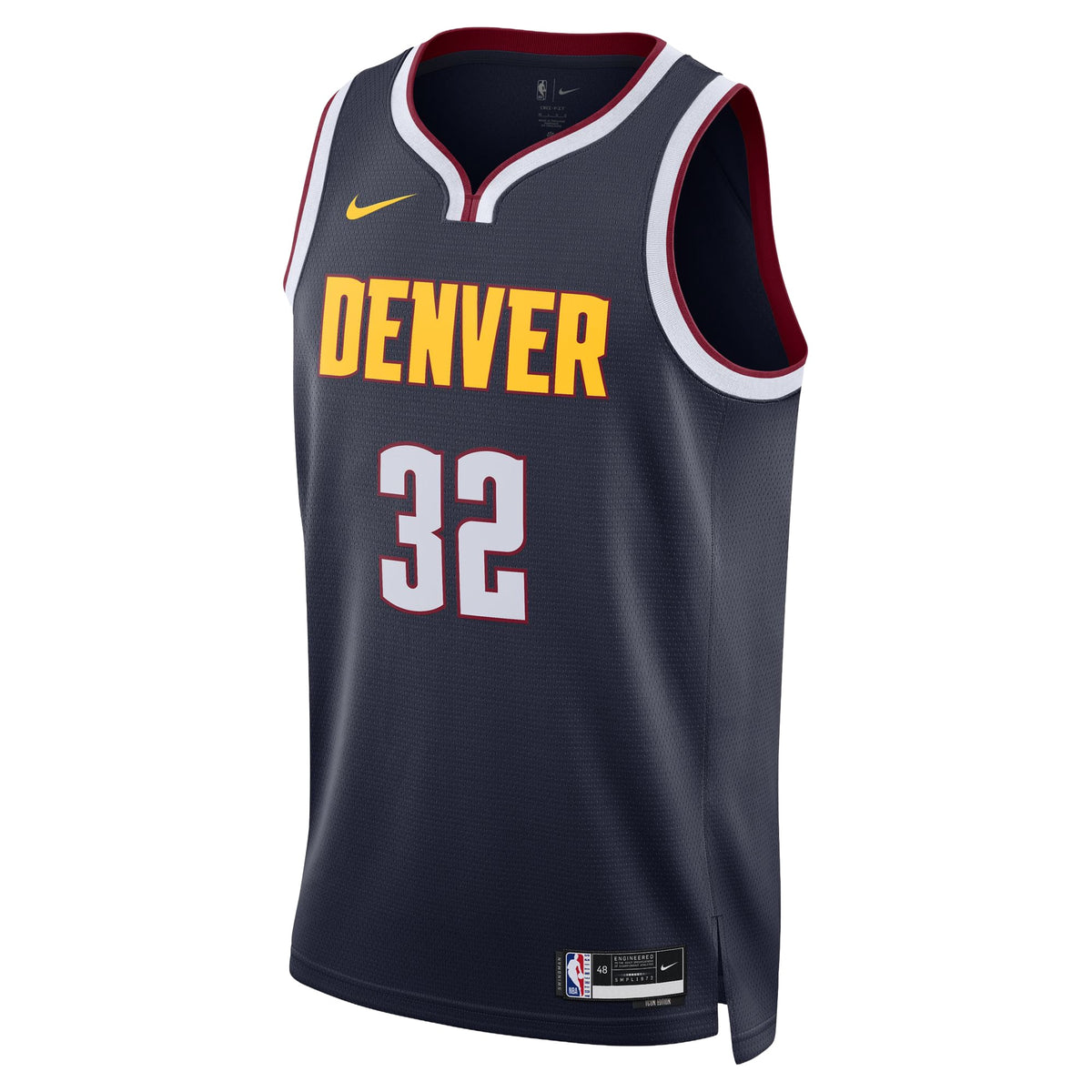 Unisex Denver Nuggets Aaron Gordon Nike Navy Swingman Jersey - Icon Edition product image 3, provided for visual reference