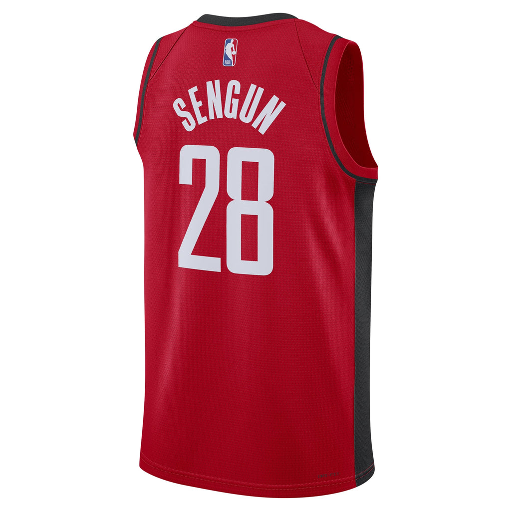 Unisex Houston Rockets Alperen Sengun Nike Red Swingman Jersey - Icon Edition product image 4, provided for visual reference