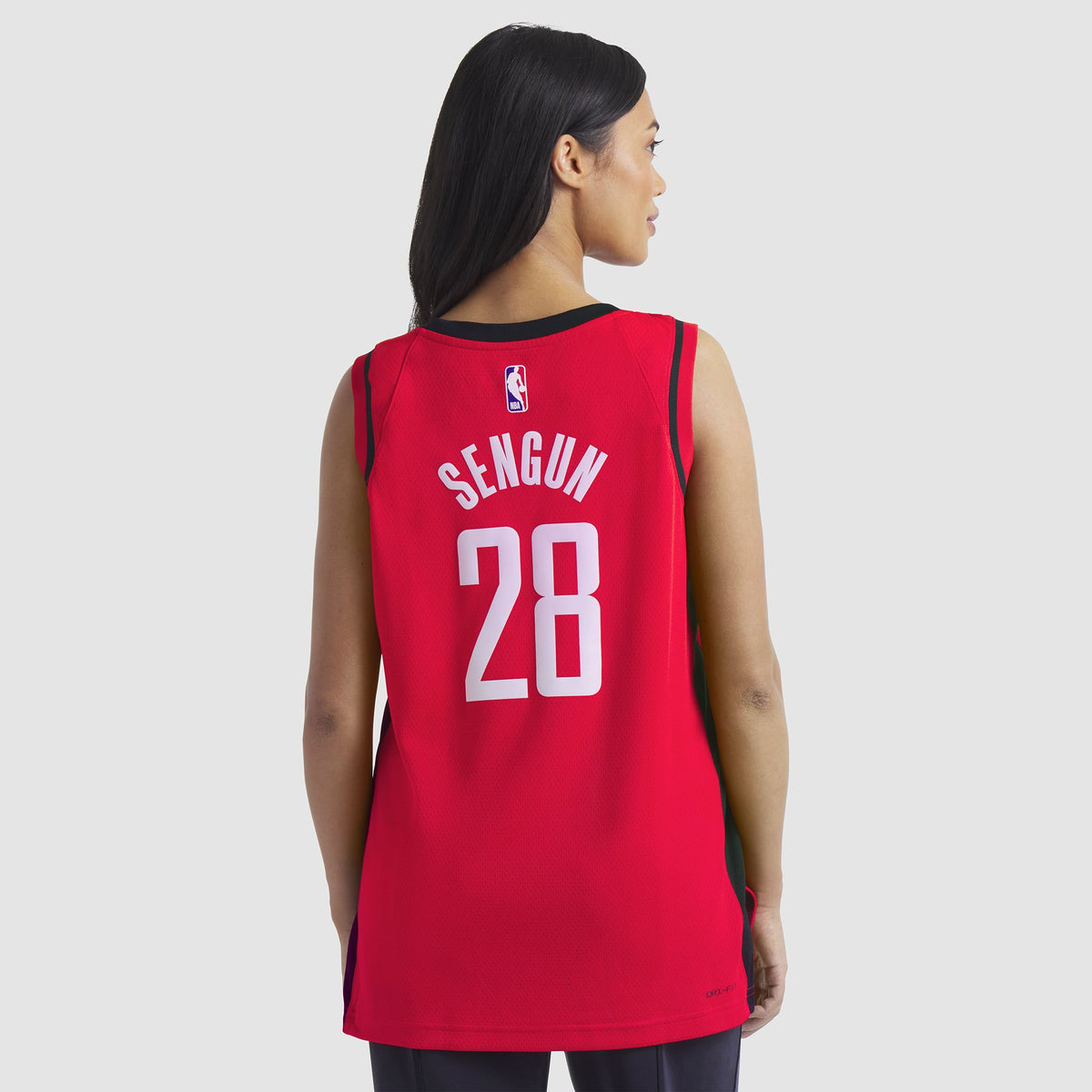Unisex Houston Rockets Alperen Sengun Nike Red Swingman Jersey - Icon Edition product image 6, provided for visual reference