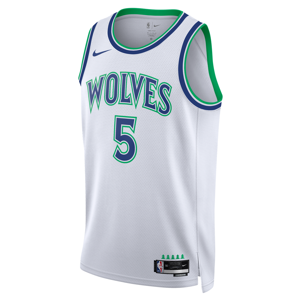 Unisex Minnesota Timberwolves Anthony Edwards Nike White Swingman Jersey - Association Edition product image 3, provided for