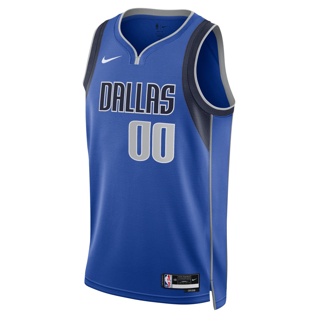 Unisex Dallas Mavericks Nike Blue Swingman Custom Jersey - Icon Edition product image 3, provided for visual reference and