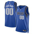 Unisex Dallas Mavericks Nike Blue Swingman Custom Jersey - Icon Edition product image 1, provided for visual reference and