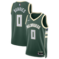 Unisex Milwaukee Bucks Brayden Burries Nike Hunter Green Swingman Jersey - Icon Edition product image 1, provided for visual