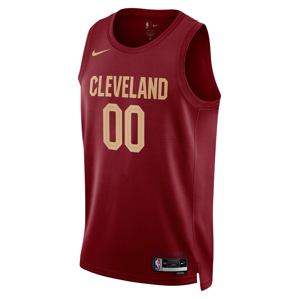 Unisex Cleveland Cavaliers Nike Burgundy Swingman Custom Jersey - Icon Edition product image 3, provided for visual
