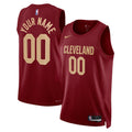Unisex Cleveland Cavaliers Nike Burgundy Swingman Custom Jersey - Icon Edition product image 1, provided for visual