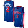 Unisex Detroit Pistons Cade Cunningham Nike Blue Swingman Jersey - Icon Edition product image 1, provided for visual