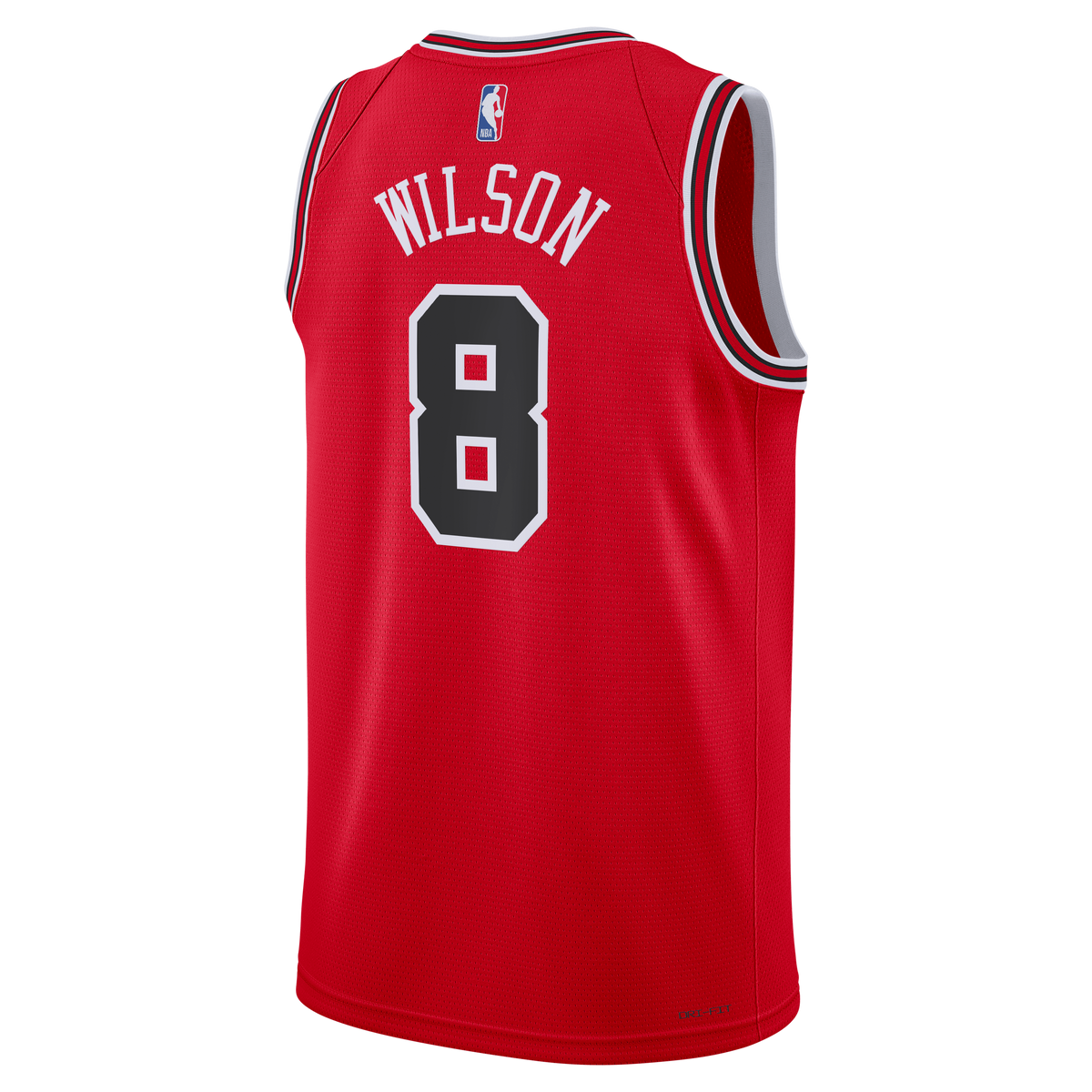 Unisex Chicago Bulls Caleb Wilson Nike Red 2026 NBA Draft Swingman Jersey - Icon Edition product image 4, provided for