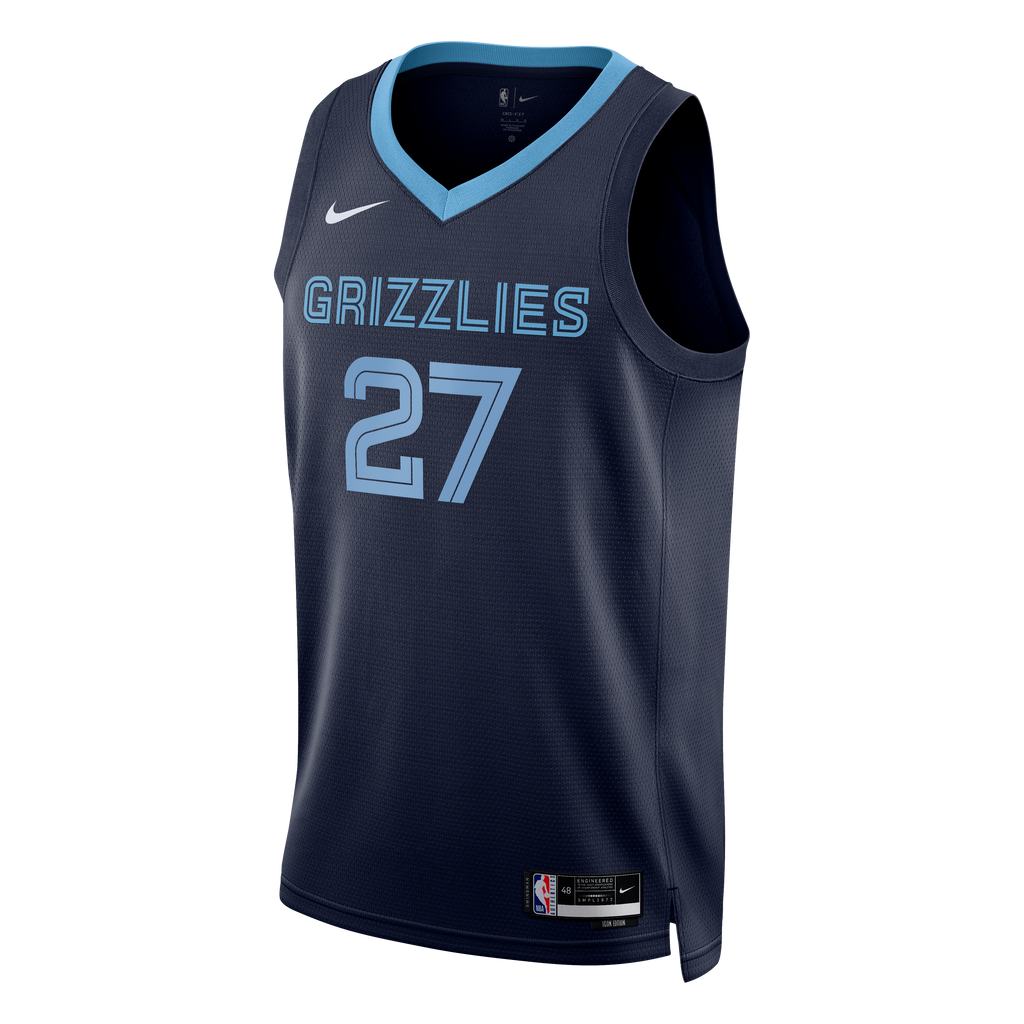 Unisex Memphis Grizzlies Cameron Boozer Nike Navy 2026 NBA Draft Swingman Jersey - Icon Edition product image 3, provided