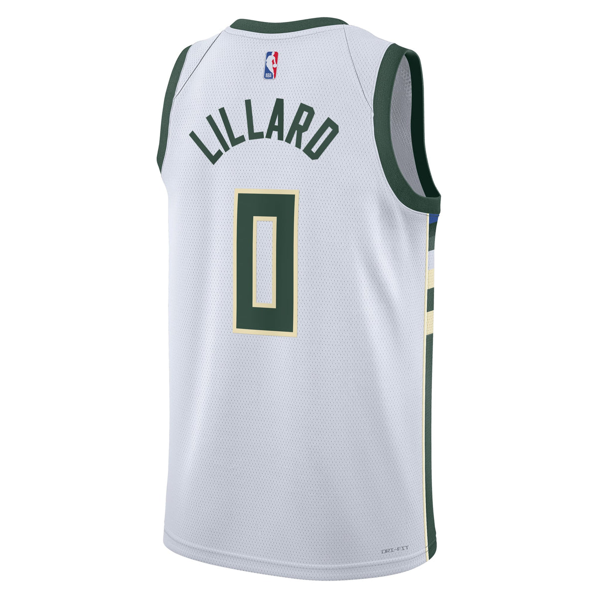 Unisex Milwaukee Bucks Damian Lillard Nike White Fear The Deer Swingman Player Jersey - Association Edition product image 4,