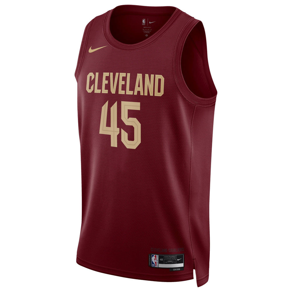 Unisex Cleveland Cavaliers Donovan Mitchell Nike Wine Swingman Jersey - Icon Edition product image 3, provided for visual