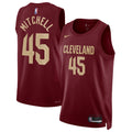 Unisex Cleveland Cavaliers Donovan Mitchell Nike Wine Swingman Jersey - Icon Edition product image 1, provided for visual