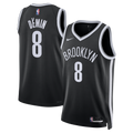 Unisex Brooklyn Nets Egor Dëmin Nike Black Swingman Jersey - Icon Edition product image 1, provided for visual reference and