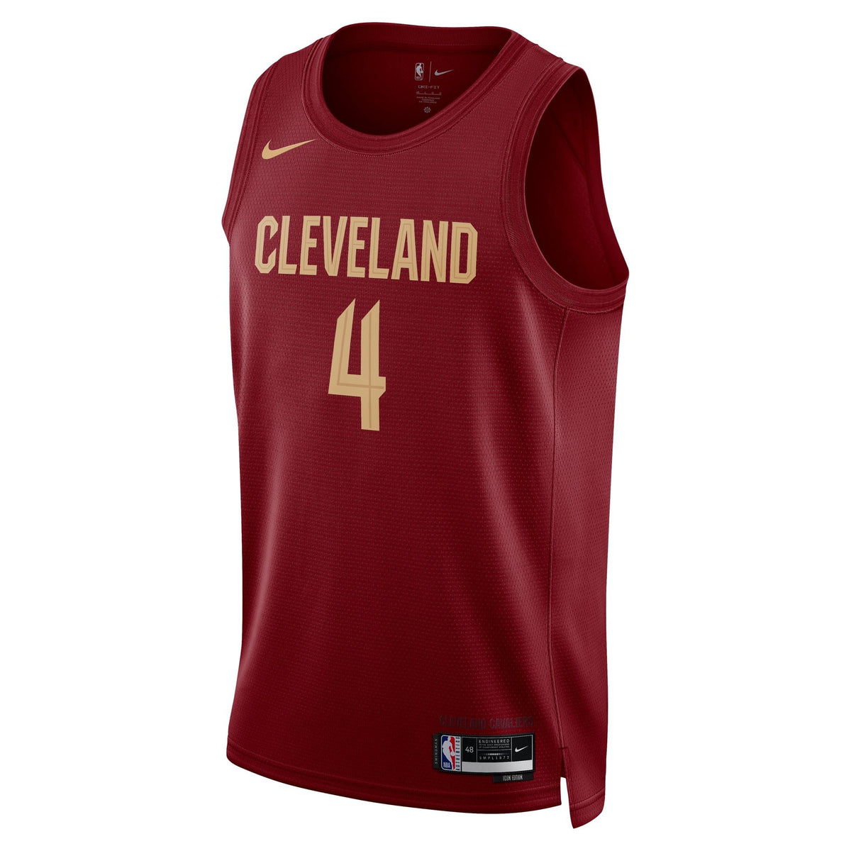 Unisex Cleveland Cavaliers Evan Mobley Nike Wine Swingman Jersey - Icon Edition product image 3, provided for visual
