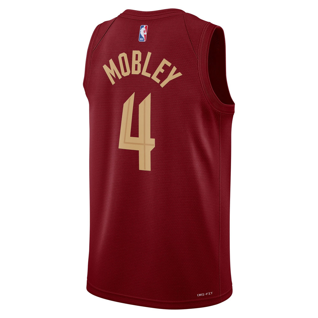 Unisex Cleveland Cavaliers Evan Mobley Nike Wine Swingman Jersey - Icon Edition product image 4, provided for visual