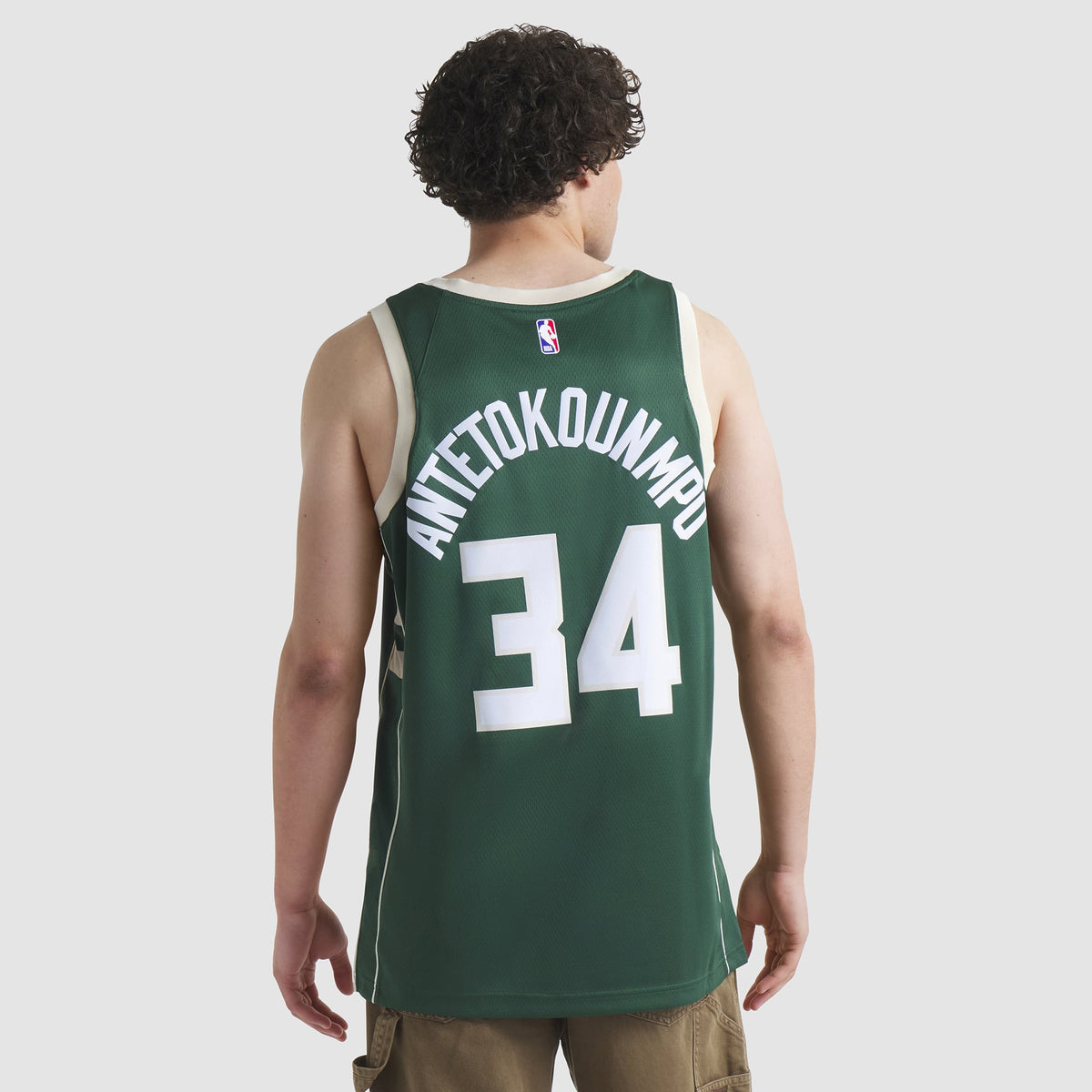 Unisex Milwaukee Bucks Giannis Antetokounmpo Nike Hunter Green Swingman Jersey - Icon Edition product image 6, provided for