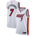 Unisex Miami Heat Giannis Antetokounmpo Nike White Swingman Jersey - Association Edition product image 1, provided for