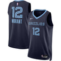 Unisex Memphis Grizzlies Ja Morant Nike Navy Swingman Jersey - Icon Edition product image 1, provided for visual reference