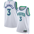 Unisex Minnesota Timberwolves Jaden McDaniels Nike White Swingman Jersey - Association Edition product image 1, provided for
