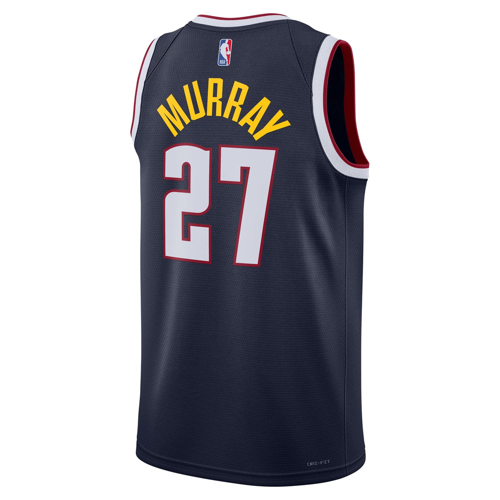 Unisex Denver Nuggets Jamal Murray Nike Navy Swingman Jersey - Icon Edition product image 4, provided for visual reference