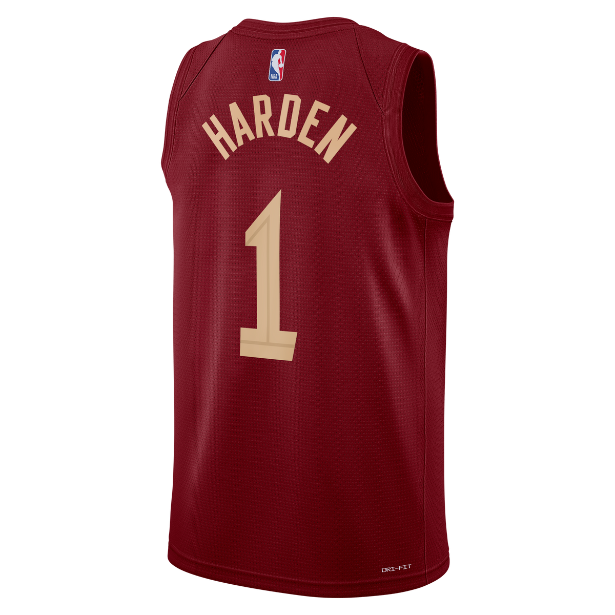 Unisex Cleveland Cavaliers James Harden Nike Wine Swingman Jersey - Icon Edition product image 4, provided for visual