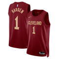 Unisex Cleveland Cavaliers James Harden Nike Wine Swingman Jersey - Icon Edition product image 1, provided for visual