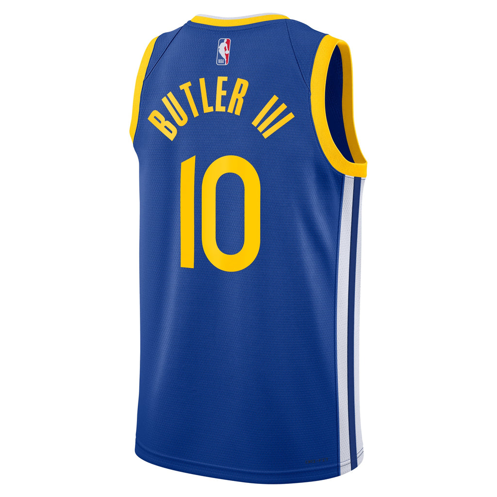 Unisex Golden State Warriors Jimmy Butler Nike Royal Swingman Jersey - Icon Edition product image 4, provided for visual
