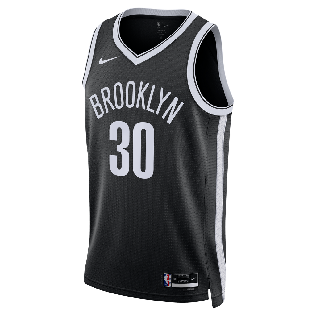 Unisex Brooklyn Nets Julius Randle Nike Black Swingman Jersey - Icon Edition product image 3, provided for visual reference