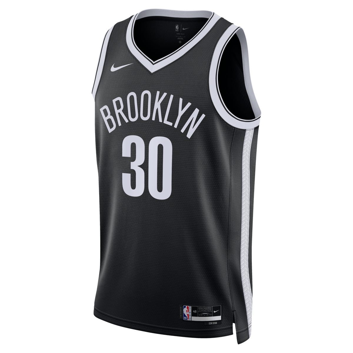 Unisex Brooklyn Nets Julius Randle Nike Black Swingman Jersey - Icon Edition product image 3, provided for visual reference