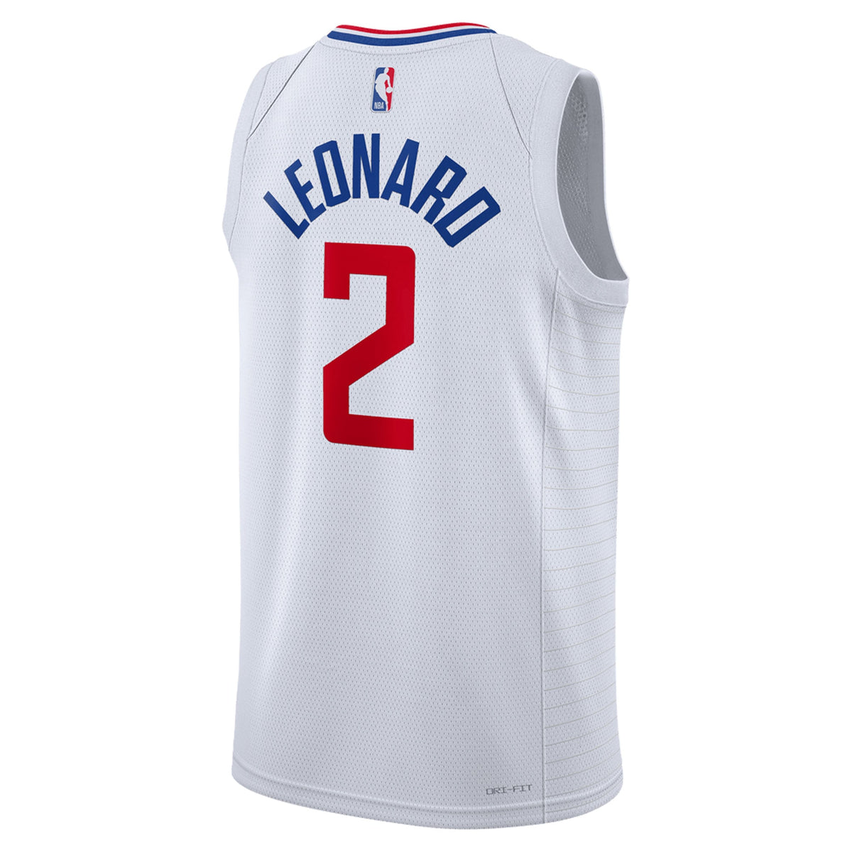 Unisex LA Clippers Kawhi Leonard Nike White Swingman Jersey - Association Edition product image 4, provided for visual